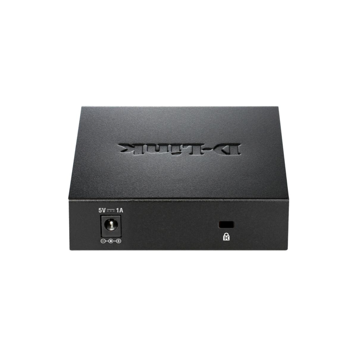 D-Link DGS-105/B 5-port 10/100/1000 Unmanaged Desktop Switch D-Link DGS-105/B 5-port 10/100/1000 Unmanaged Desktop Switch